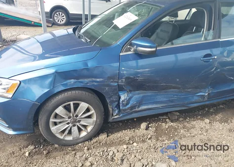 2015 Volkswagen Jetta 1.8T Se from USA, damaged, VIN 3VWD17AJ7FM242740